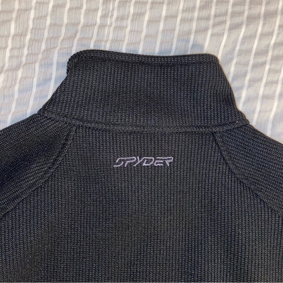 Spyder Quarter Zip, Black (Size Medium) Like New! - Picture 5 of 5